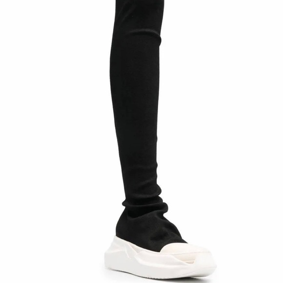 Rick Owens Shoes - Rick Owens DRKSHDW Abstract Stockings thigh-high boots - size 37